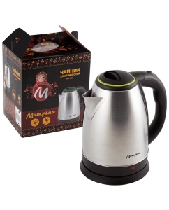 Купить Чайник электрический Матрёна МА-001 1.8 л черный, серебристый, зеленый  в E-mobi