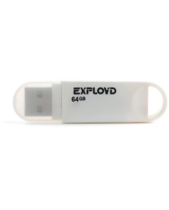 Купить Флешка Exployd 64 ГБ белый (64GB-570-белый) в E-mobi