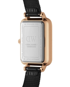Купить Наручные часы Daniel Wellington Quadro 20X26 Pressed Ashfield RG Black  в E-mobi