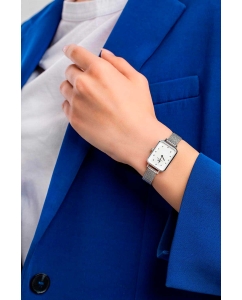 Купить Наручные часы Daniel Wellington Quadro 20X26 Pressed Sterling Lumine S White  в E-mobi