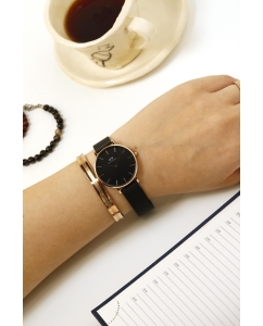 Купить Наручные часы Daniel Wellington Petite 32 Ashfield RG Black  в E-mobi