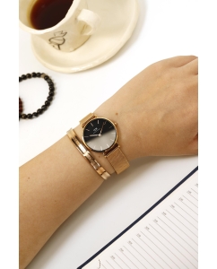 Купить Наручные часы Daniel Wellington Petite 32 Melrose RG Black  в E-mobi