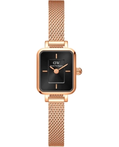 Купить Наручные часы Daniel Wellington Quadro Mini 15.4x18.2 Melrose RG Onyx в E-mobi