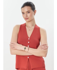 Купить Наручные часы Daniel Wellington Quadro Mini 15.4x18.2 Melrose RG Emerald  в E-mobi