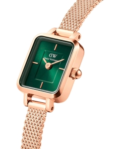 Купить Наручные часы Daniel Wellington Quadro Mini 15.4x18.2 Melrose RG Emerald  в E-mobi
