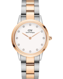 Купить Наручные часы Daniel Wellington Iconic Link Lumine 32 RG/S White в E-mobi