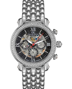Купить Механические наручные часы Carl von Zeyten CVZ0062BKMS в E-mobi