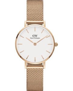 Купить Наручные часы Daniel Wellington Petite 28 Melrose RG White в E-mobi