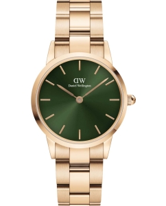 Купить Наручные часы Daniel Wellington Iconic Link Emerald 28 RG Green в E-mobi
