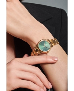 Купить Наручные часы Daniel Wellington Iconic Link Emerald 28 RG Green  в E-mobi
