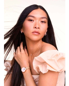 Купить Наручные часы Daniel Wellington Petite Moonphase 32 Melrose RG White  в E-mobi