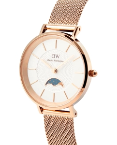 Купить Наручные часы Daniel Wellington Petite Moonphase 32 Melrose RG White  в E-mobi