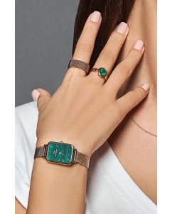 Купить Наручные часы Daniel Wellington Quadro 20X26 Pressed Melrose RG Green  в E-mobi