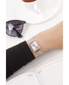 Купить Наручные часы Daniel Wellington Quadro 20X26 Unitone Silver S  в E-mobi
