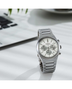 Купить Японские наручные часы Seiko SSB451 с хронографом  в E-mobi