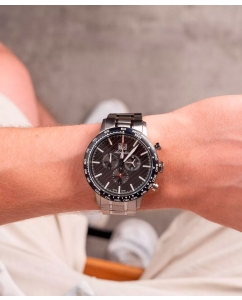 Купить Швейцарские титановые наручные часы Adriatica A8383.4116CH с хронографом  в E-mobi