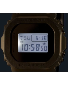 Купить Японские наручные часы Casio G-SHOCK GM-5600YMG-9 с хронографом  в E-mobi