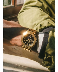 Купить Японские наручные часы Casio G-SHOCK GM-2100YMG-9A с хронографом  в E-mobi