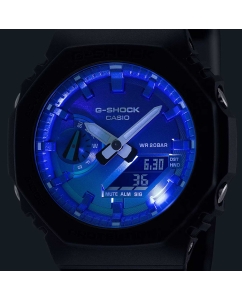 Купить Японские наручные часы Casio G-SHOCK GA-2100FL-1A с хронографом  в E-mobi