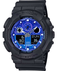 Купить Японские наручные часы Casio G-SHOCK GA-100FL-1A с хронографом в E-mobi