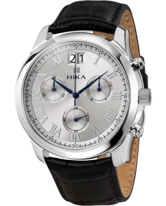 Купить Российские серебряные наручные часы NIKA 1899.0.9.21A.B с хронографом в E-mobi