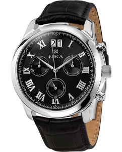 Купить Российские серебряные наручные часы NIKA 1899.0.9.51A.B с хронографом в E-mobi