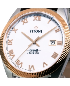 Купить Швейцарские механические наручные часы Titoni 878-SRG-ST-657  в E-mobi