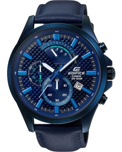 Купить Японские наручные часы Casio Edifice EFV-530BL-2A с хронографом в E-mobi