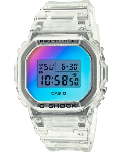Купить Японские наручные часы Casio G-SHOCK DW-5600SRS-7 с хронографом в E-mobi