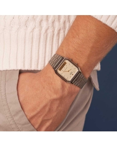 Купить Японские наручные часы Casio Vintage AQ-230GG-9A с хронографом  в E-mobi