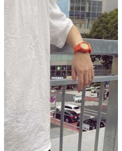 Купить Японские наручные часы Casio G-SHOCK DW-5900TS-4 с хронографом  в E-mobi