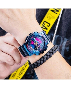 Купить Японские наручные часы Casio G-SHOCK GM-110SN-2A с хронографом  в E-mobi