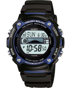 Купить Японские наручные часы Casio Collection W-S210H-1AVEG с хронографом в E-mobi