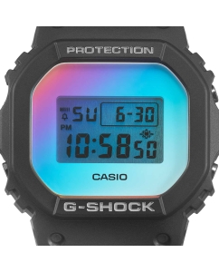 Купить Японские наручные часы Casio G-SHOCK DW-5600SR-1 с хронографом  в E-mobi