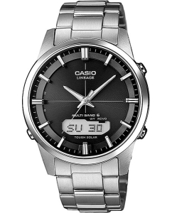 Купить Японские титановые наручные часы Casio Radio Controlled LCW-M170TD-1A с хронографом в E-mobi