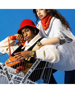 Купить Японские наручные часы Casio G-SHOCK DW-6900Y-9 с хронографом  в E-mobi