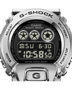 Купить Японские наручные часы Casio G-SHOCK GM-6900U-1 с хронографом  в E-mobi