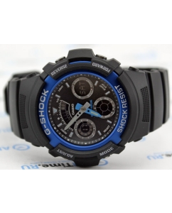Купить Японские наручные часы Casio G-SHOCK AW-591-2A с хронографом  в E-mobi