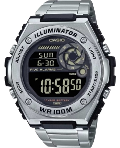 Купить Японские наручные часы Casio Collection MWD-100HD-1BVEF с хронографом в E-mobi