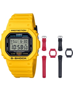 Купить Японские наручные часы Casio G-SHOCK DWE-5600R-9ER с хронографом в E-mobi