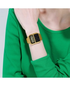 Купить Японские наручные часы Casio Vintage CA-500WEG-1A с хронографом  в E-mobi