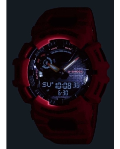 Купить Японские спортивные наручные часы Casio G-SHOCK GBA-900RD-4A с хронографом  в E-mobi