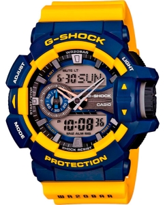 Купить Японские наручные часы Casio G-SHOCK GA-400-9B с хронографом в E-mobi