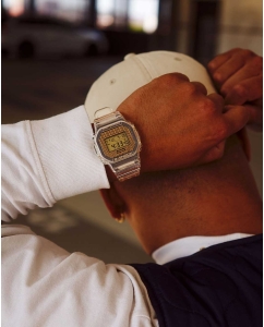 Купить Японские наручные часы Casio G-SHOCK DWE-5600HG-1 с хронографом  в E-mobi