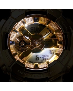 Купить Японские наручные часы Casio G-SHOCK GM-110SG-9AER с хронографом  в E-mobi
