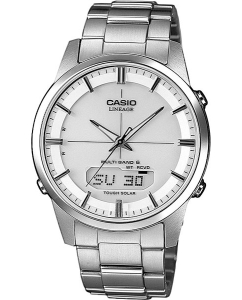Купить Японские титановые наручные часы Casio Radio Controlled LCW-M170TD-7A с хронографом в E-mobi