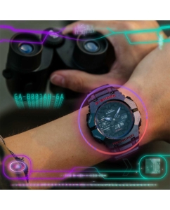 Купить Японские наручные часы Casio G-SHOCK GA-B001AH-6A с хронографом  в E-mobi