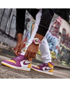 Купить Японские наручные часы Casio G-SHOCK GA-110SS-1A с хронографом  в E-mobi