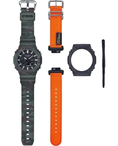 Купить Японские наручные часы Casio G-SHOCK GAE-2100WE-3A с хронографом  в E-mobi