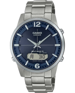 Купить Японские титановые наручные часы Casio Radio Controlled LCW-M170TD-2A с хронографом в E-mobi